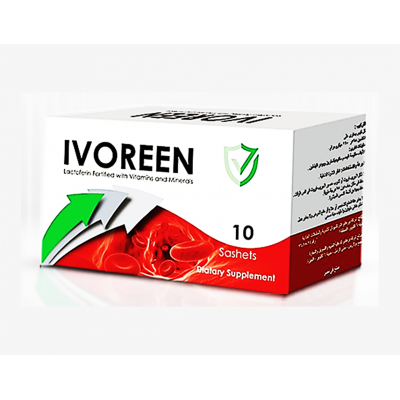 IVOREEN DIETARY SUPPLEMENT ( LACTOFERRIN 100 MG + VITAMINS ) 10 SACHETS